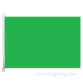 90 * 150 cm F1_grön flagga 100% polyster
